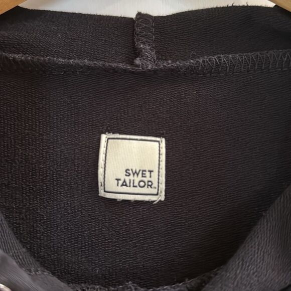 Swet Tailor Black Lightweight Hoodie Large - Picture 7 of 9
